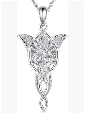 925 Sterling Silver Evenstar Pendant Necklace for Women